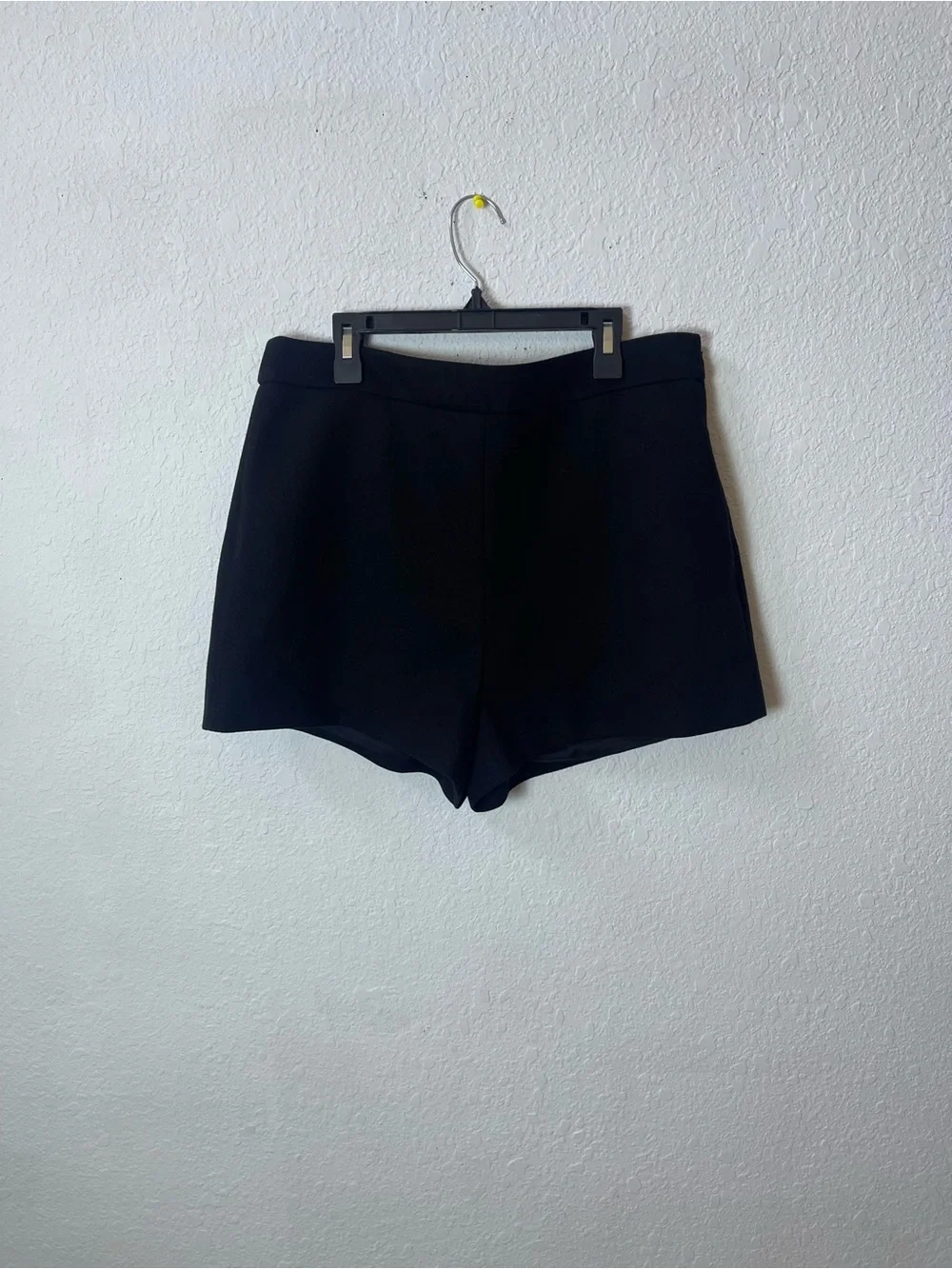 Commense black high waist mini shorts size L